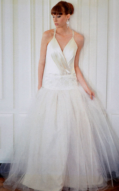 Beaded Lace and Tuelle Couture Gown