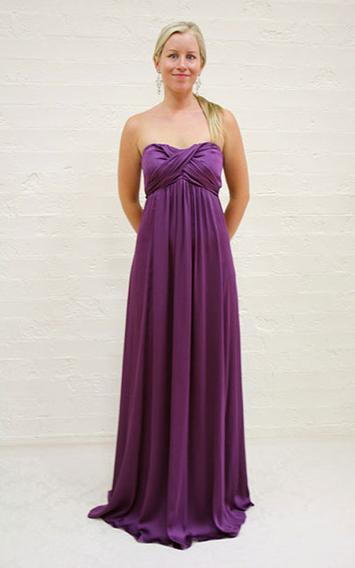 Long Georgette Evening Gown - MG1381