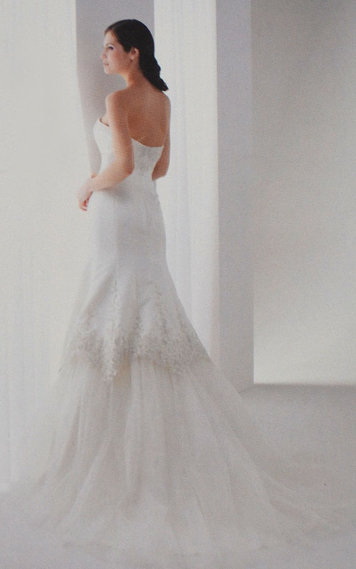 Strapless mermaid bridal gown - k95023 - sz 8