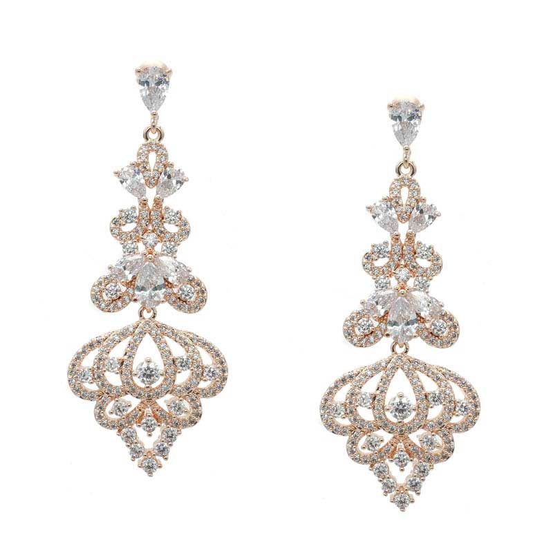Earrings Absolutely Stunning Delicate Chandelier Shaped Earrings.