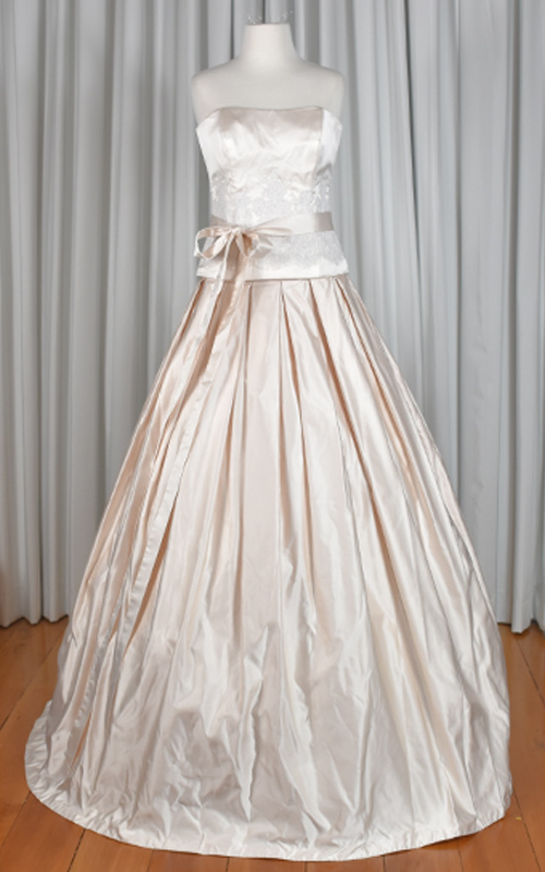 Pink Silk Bridal Gown - GC1001- Sz 10