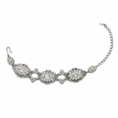 Swarovski Crystal and Pearl Bridal Bracelet