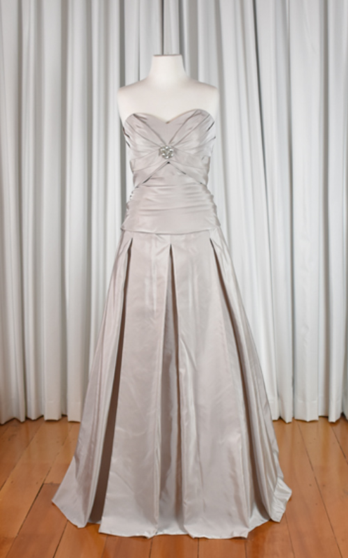Strapless Taffeta Wedding Dress - MG2207 - Sz 12
