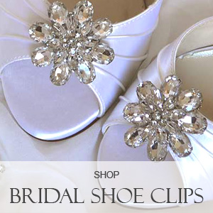 bridal shoe clips