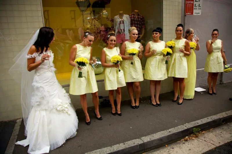 Glam Couture bridal party