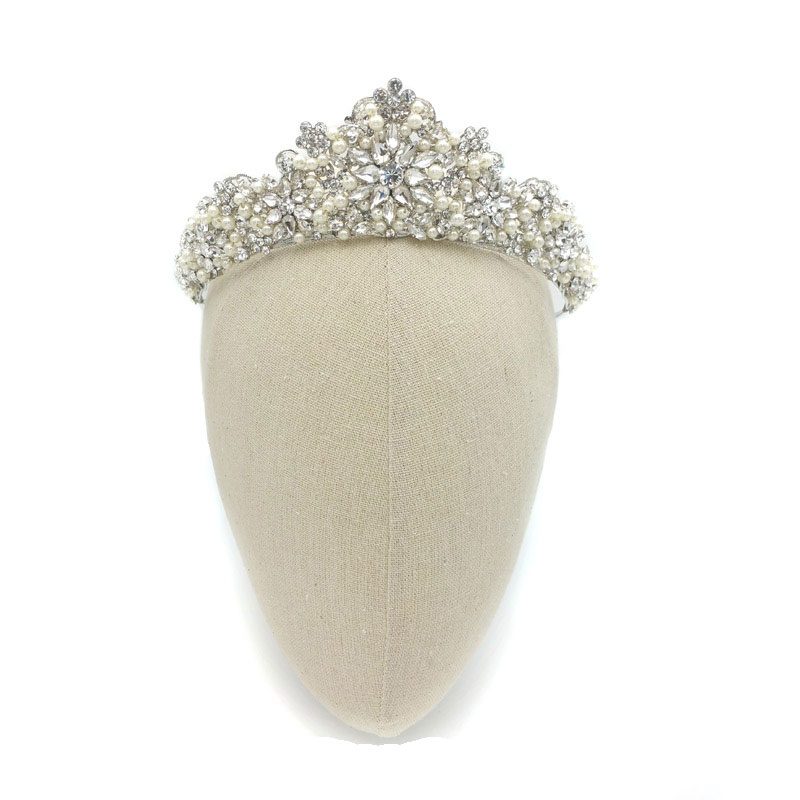 Pearl Bridal Crown - Torrie
