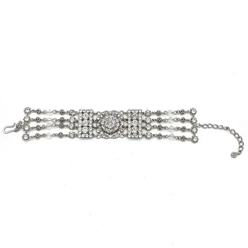Swarovski crystal wedding bracelet