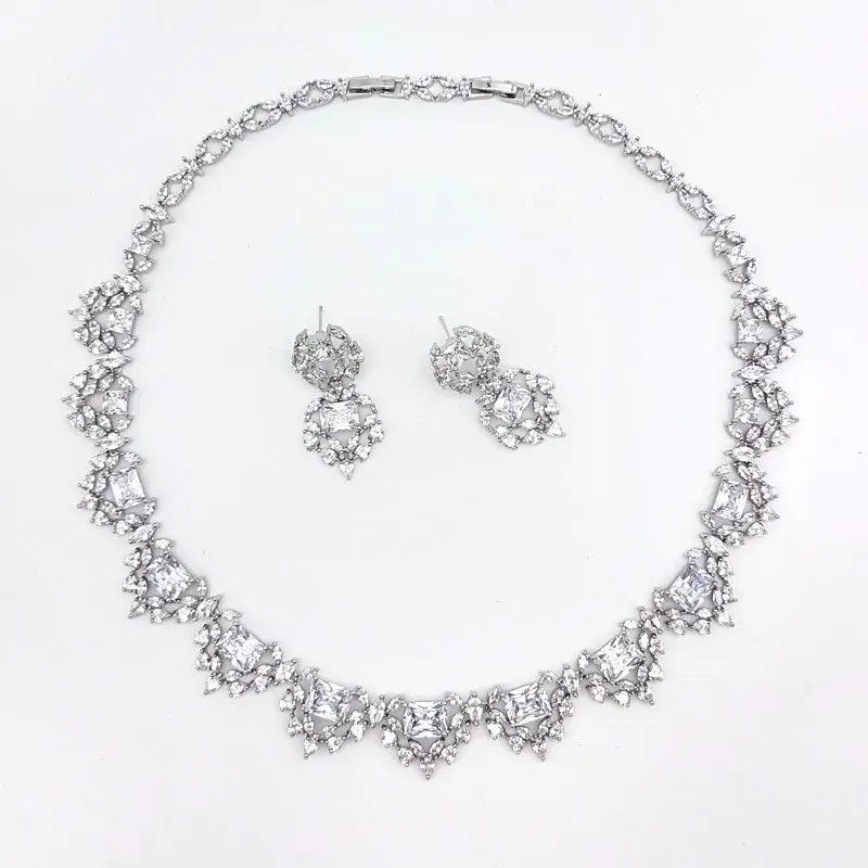 Bridal collar necklace set