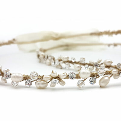 gold pearl and crystal stefana crowns