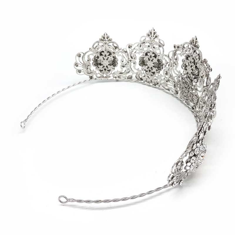 Swarovski crystal wedding crown