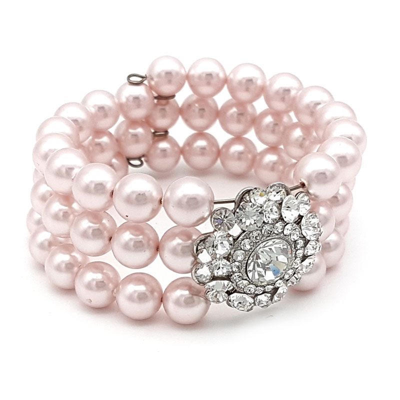 swarovski pearl cuff bracelet