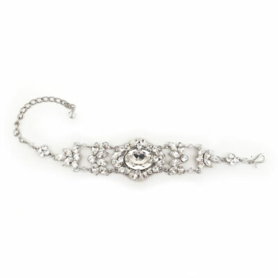swarovski crystal bold bridal bracelet