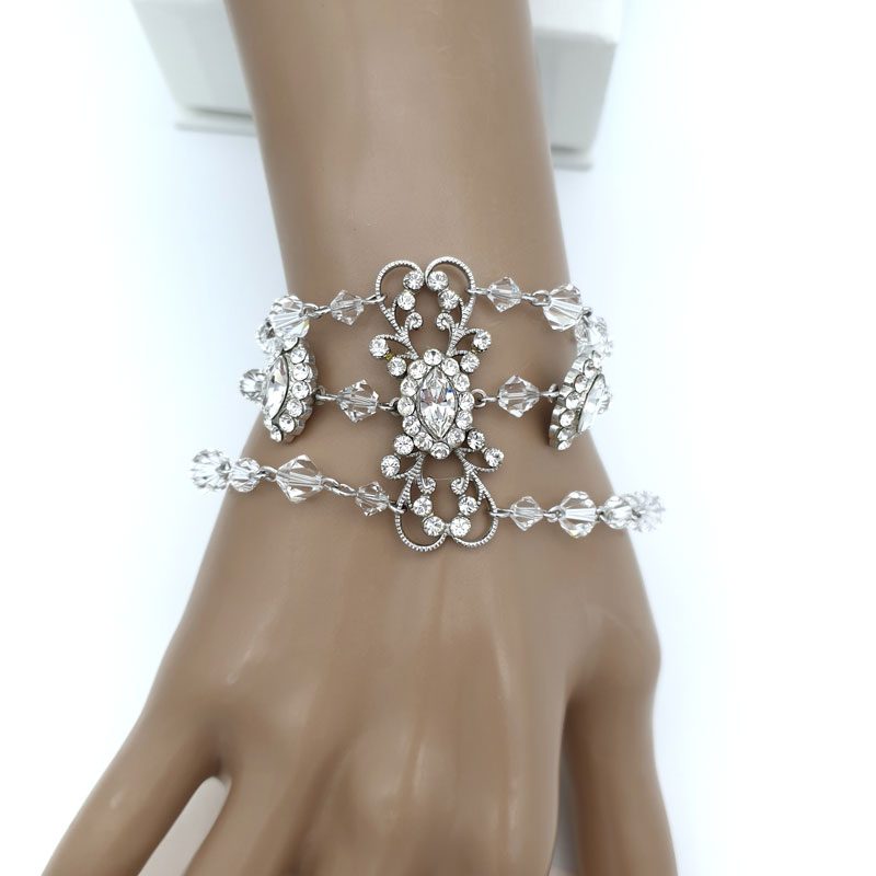 Swarovski crystal bridal bracelet