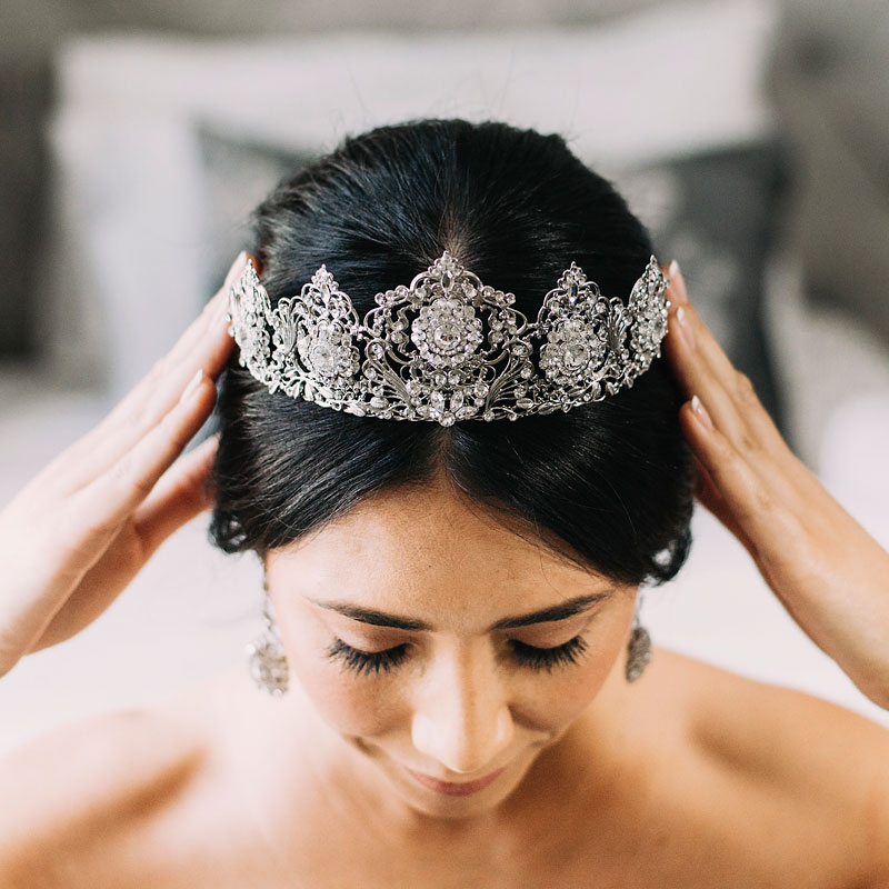 Crystal bespoke bridal tiara