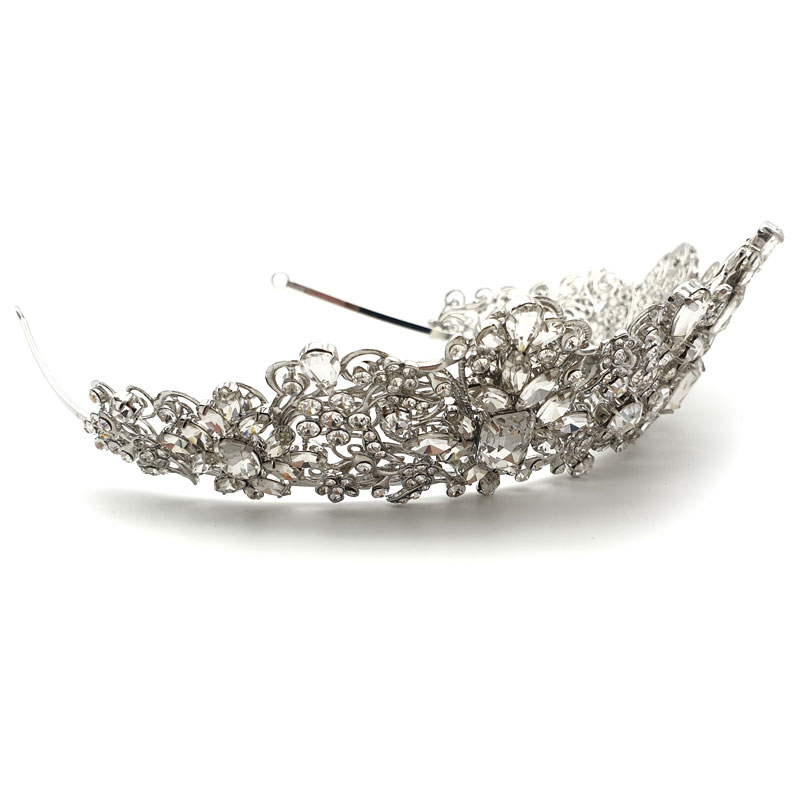 Silver Crystal bridal tiara