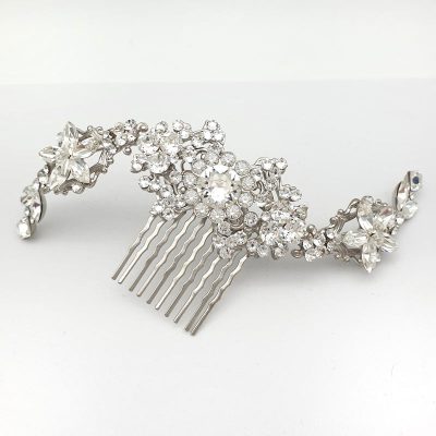 Swarovski bespoke bridal hair comb