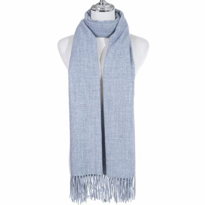 soft blue pashmina wrap