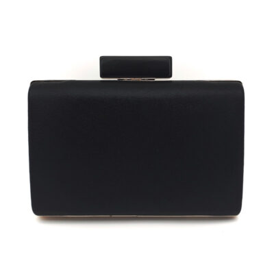 Black evening clutch