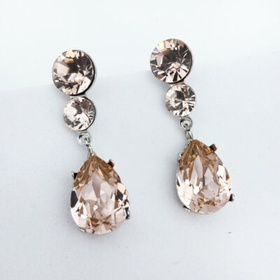 Crystal drop earrings